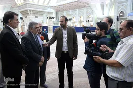  مراسم تجدید میثاق اعضای جهادگران دانشگاهی با آرمان‌های امام خمینی(ره)