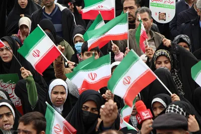 راهپیمایی ۲۲ بهمن در همدان