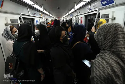 مترو تهران در اولین روز تابستان۱۴۰۰