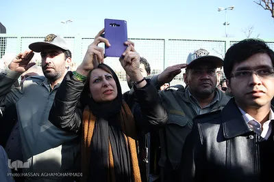 مراسم تشییع ۱۶آتش نشان شهید حادثه  پلاسکو