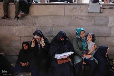 مراسم دعای عرفه در گلزارشهدای وادی رحمت تبریز‎
