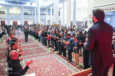 مراسم عزاداری شب شهادت امام جواد علیه السلام در حرم مطهر شاهچراغ (ع)