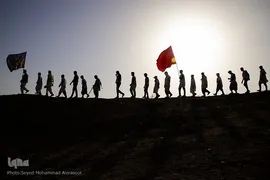 زائران پیاده امام رضا(ع)