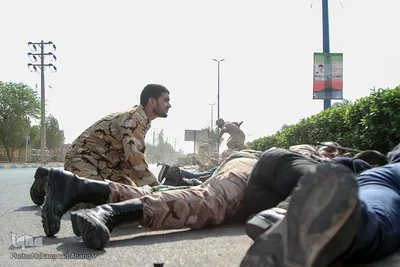 حمله تروریستی مراسم رژه روز ارتش در اهواز