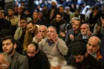 آیین وداع با پیکرهای مطهر چهار شهید گمنام دوران دفاع مقدس در حرم مطهر شاهچراغ(ع)‎