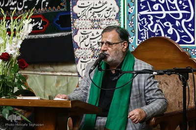 مراسم ترحیم قاری و مداح اهل بیت مصطفی طالبی پور