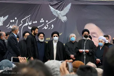 تشییع پیکر آیت‌الله علوی گرگانی - گرگان