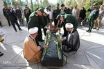 ادای احترام مردم دارالمومنین همدان به مزار سردار شهید همدانی