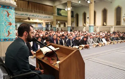 دیدار شرکت کنندگان در مسابقات بین‌المللی قرآن با رهبر معظم انقلاب