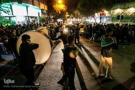 مراسم عزاداری شب عاشورای حسینی در تهران