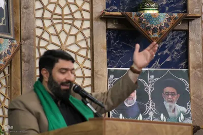 مراسم سوگواری شهادت رئیس جمهور شهید کشورمان در حرم شاهچراغ(ع)