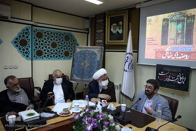 مراسم رونمایی از پوستر پویش #روضه_های_خانگی در سازمان قرآنی دانشگاهیان کشور