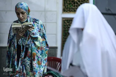 مراسم اعتکاف بانوان در مسجد باغستانی
