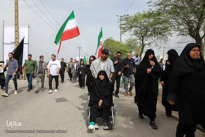 تشییع دریابان پاسدار شهید علیرضا تنگسیری در آبادان