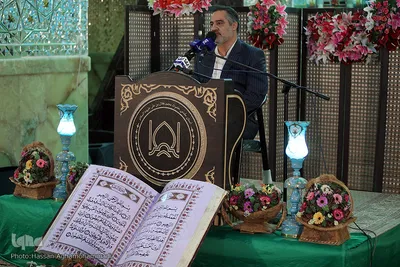 محفل انس با قرآن کاروان قرآنی انقلاب در امامزاده محمد هلال ابن علی(ع) کاشان