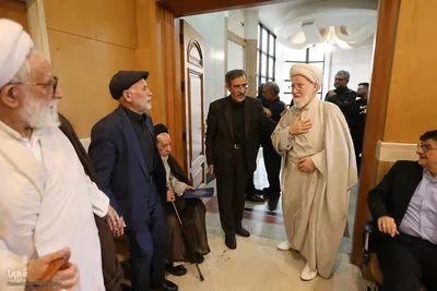 مراسم ختم مادر همسر علی منتظری رئیس جهاددانشگاهی