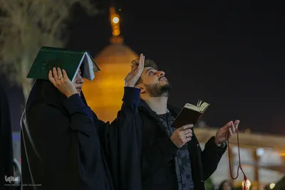 مراسم احیای شب قدر در شاهچراغ
