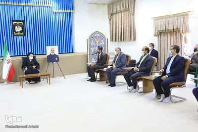 دیدار اعضای قرارگاه امنيت غذايی خراسان‌جنوبی با حجت الاسلام عبادی