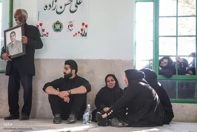 مراسم تشییع پیکر مطهر شهید والامقام علی حسن زاده