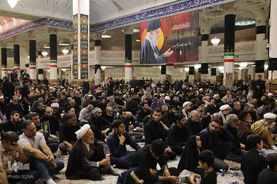 بزرگداشت رهبر شهید از سوی عتبه حسینی در حرم بانوی کرامت