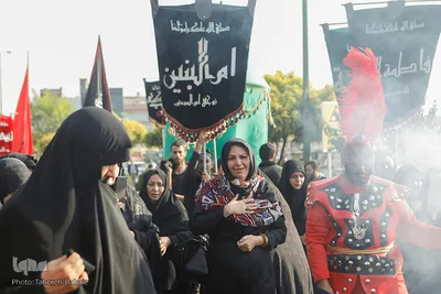 راهپیمایی نمادین قافله اسرای کربلا
