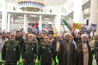 مراسم چهلمین روز شهادت شهید سردارسرلشکر مجید خادمی در حرم شاهچراغ(ع)