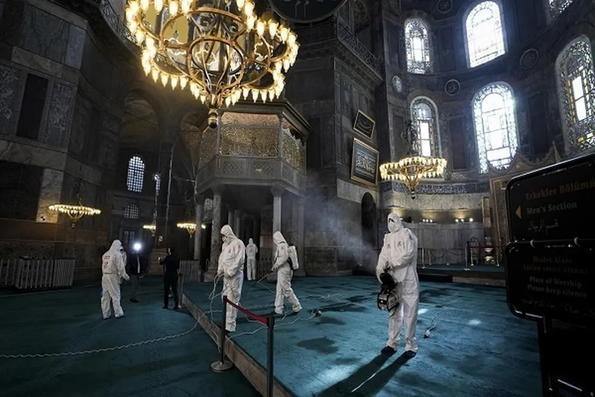 Masjid Hagia Sophia; Siap Menyambut Bulan Suci Ramadan