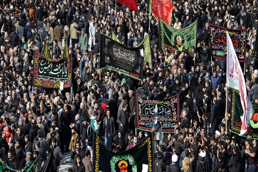 فیلم/ عزاداران اهل بیت(ع) در جوار امام رئوف