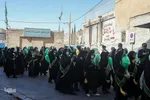 گلباران حرم های مطهر حضرت شاهچراغ (ع) و حضرت «ام احمد (س)»