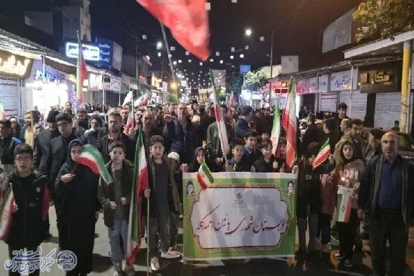 سوگواری دانش آموزان بابلسری در چهلم شهادت دانش آموزان میناب