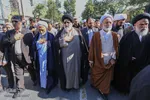 تشییع پیکر آیت‌الله حاج شیخ علی‌اصغر قاضی‌زاده در اراک