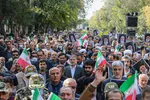 راهپیمایی مردم تبریز علیه حادثه تروریستی شاه چراغ‎‎