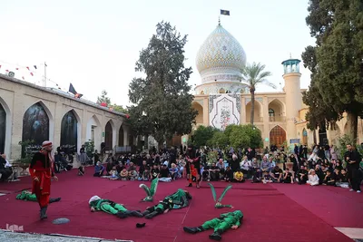 تعزیه سالروز شهادت حضرت علی‌بن حمزه(ع) در شیراز