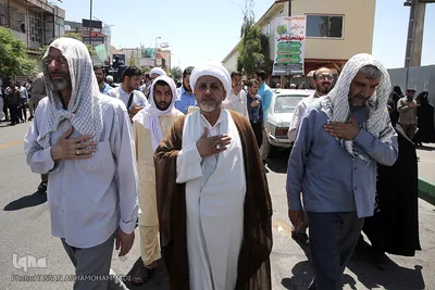 مراسم تشییع پیکر پاک مجاهد جانباز شهید حجت الاسلام سید «مهدی تقوی» از شهدای حادثه تروریستی مجلس در قم