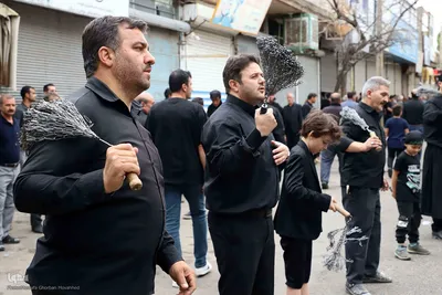 مراسم عزاداری عاشورای حسینی در شهرستان اهر