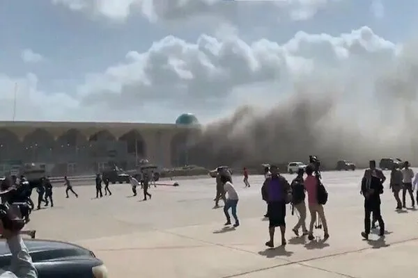 Aden Havalimanı'nda patlama