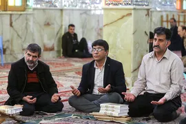آخرین جلسه قرآن استاد پوراحمدی در سال ۹۷