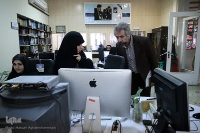 بازدید امیر خوراکیان، معاون محتوای مرکز ملی فضای مجازی از سرویس چند رسانه ای ایکنا