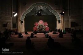 مراسم معنوی احیای شب قدر بیست و یکم ماه مبارک رمضان در میدان فلسطین
