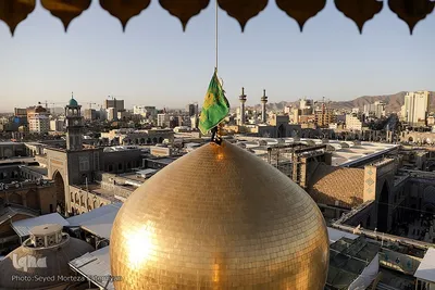 آیین تعویض پرچم حرم امام رضا(ع)