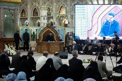 تجدید میثاق قاریان، حافظان، فعالان و مدیران امور قرآنی با آرمان‌های انقلاب اسلامی