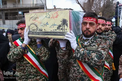 استقبال و خاکسپاری از شهدا گمنام در خراسان شمالی