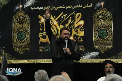 سوگ رضوی در حرم مطهر امامزاده علی بن جعفر(ع) قم