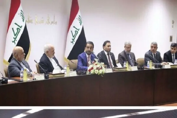 دیدار و گفت‌وگوی وزیر امور خارجه کشورمان و رئیس مجلس عراق در بغداد