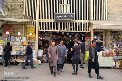 تب و تاب بازار شیراز در آستانه عید نوروز‎‎