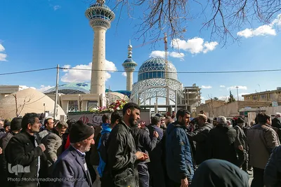 تشییع پیکر دو جانباز دفاع مقدس در اصفهان