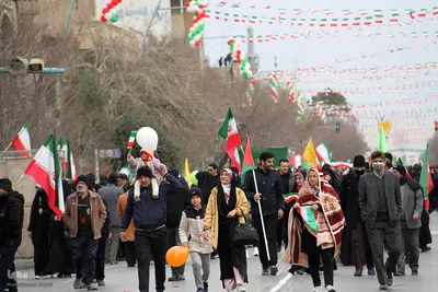 راهپیمایی 22 بهمن در یزد