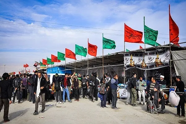 ارائه خدمات فرهنگی به زائران اربعین از سوی مؤسسه بین‌الحرمین شاهرود