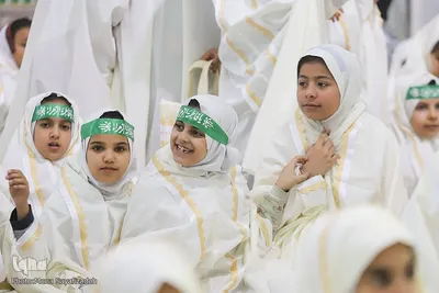 جشن تکلیف دختران دانش‌آموز در اهواز