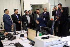 بازدید محمدخدادی مدیر عامل خبرگزاری ایرنا از تحریریه خبرگزاری بین المللی ایکنا